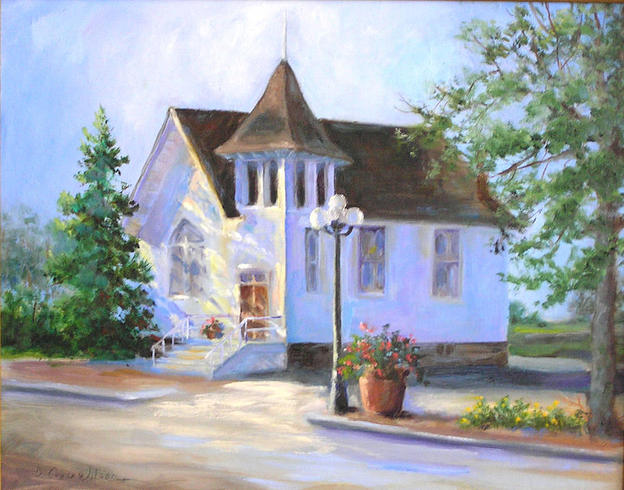 Ruth Chapel Parker Colorado Painting by Barbara Couse Wilson