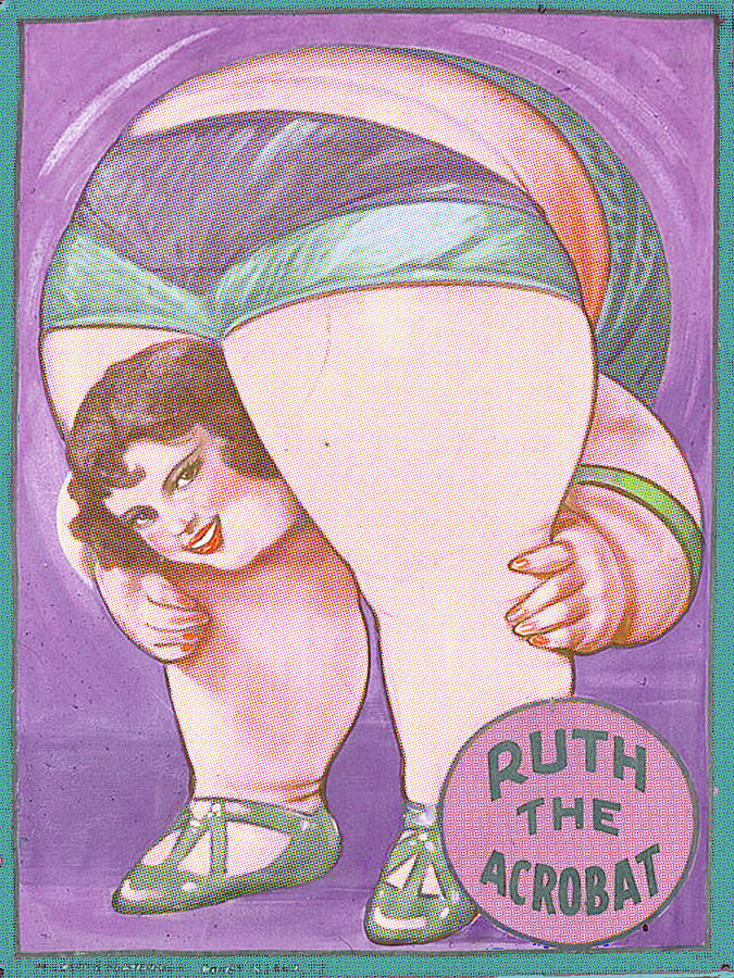 Ruth The Acrobat Circus Poster Painting by Tony Rubino