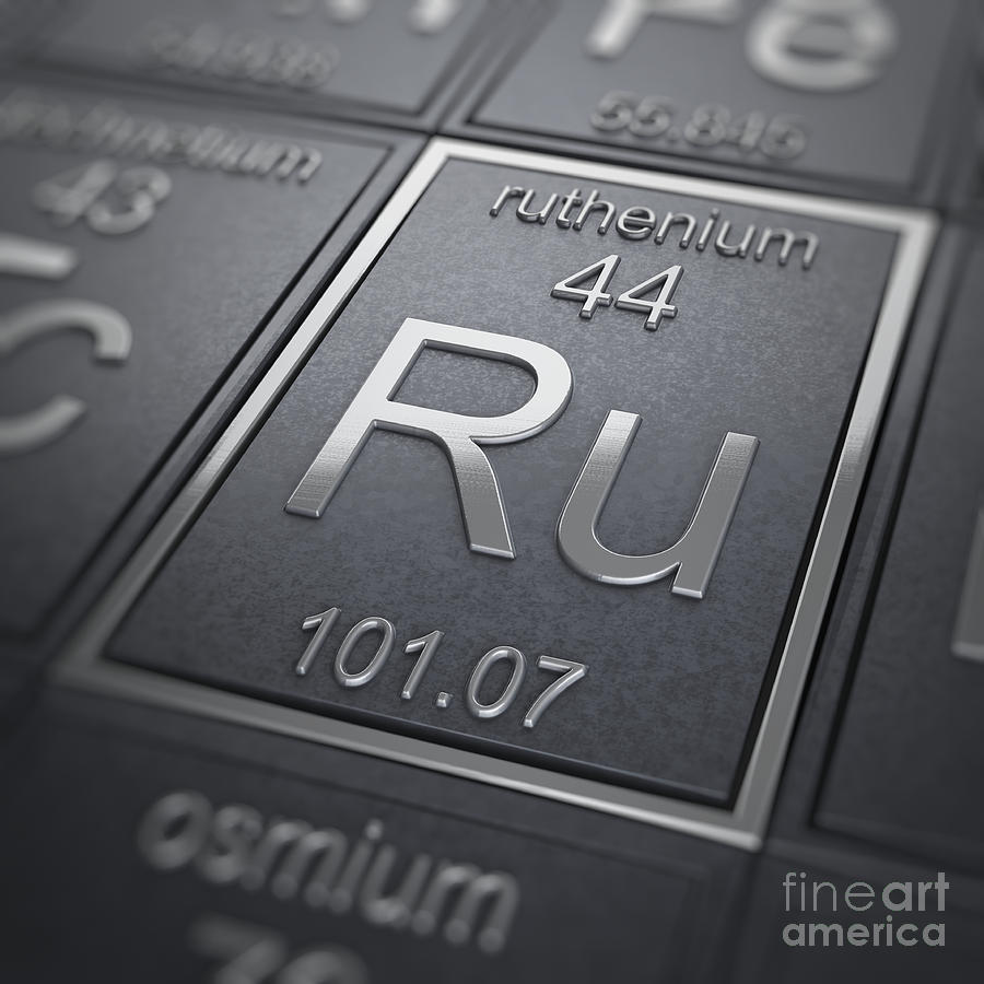 Ruthenium Chemical Element Photograph by Science Picture Co