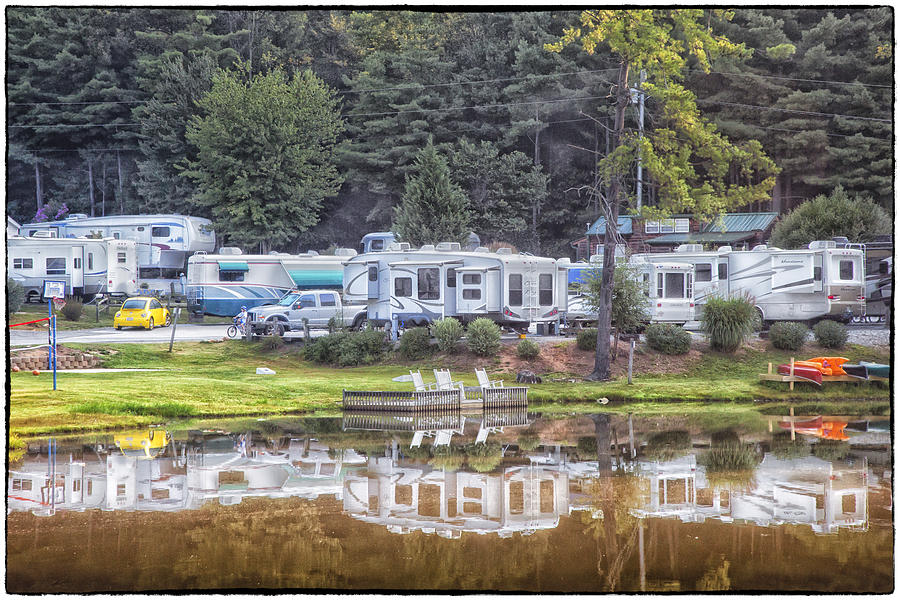 Rutledge Lake RV Park Lake Asheville NC Photograph by Jo Ann Tomaselli