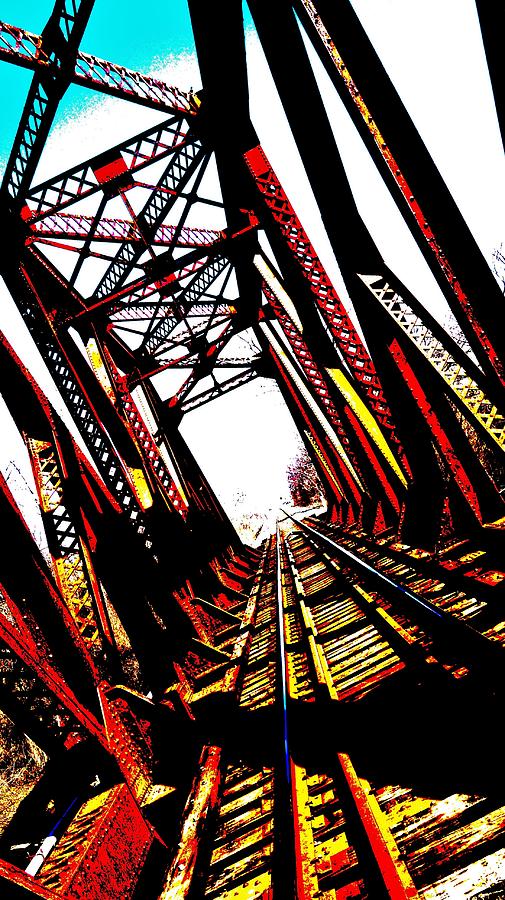 RxR Bridge polarized Photograph by Daniel Thompson