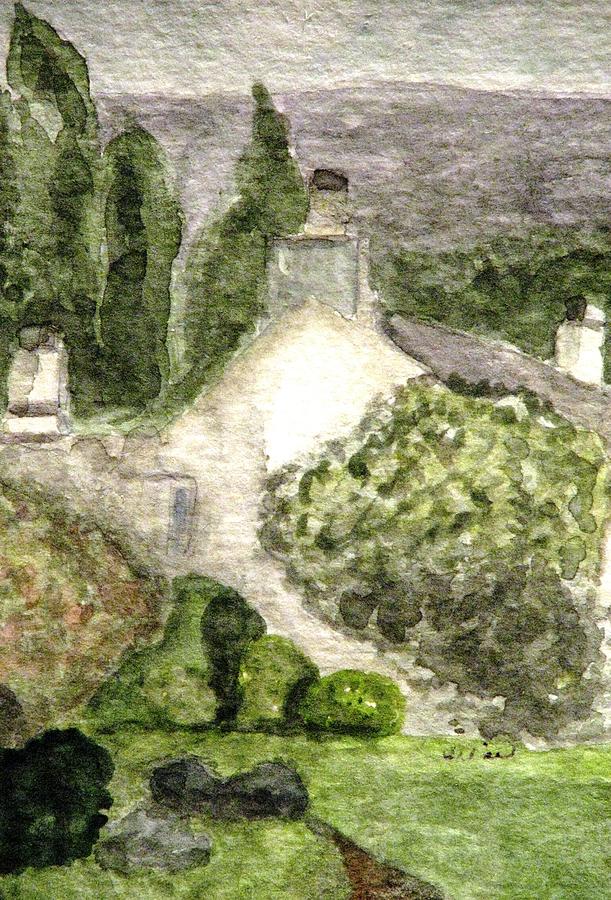 Rydal Mount House Home Of William Wordsworth Painting by Angela Davies