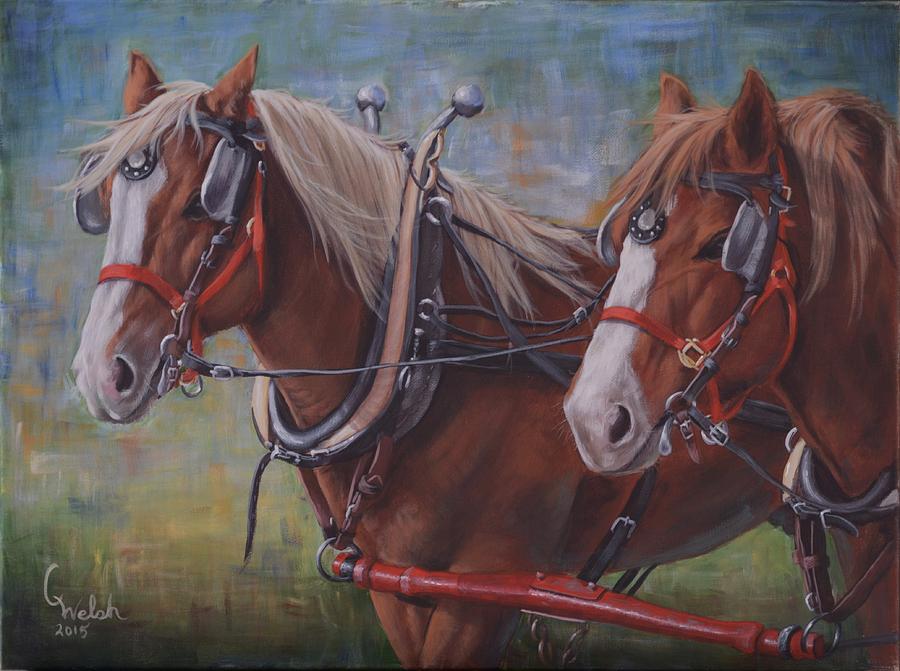 Rye and Whiskey Painting by Cindy Welsh