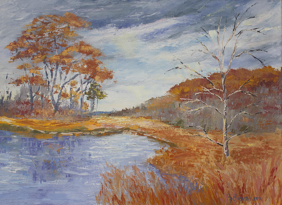 Rye Marshes Painting by Barbara Busenbark | Fine Art America