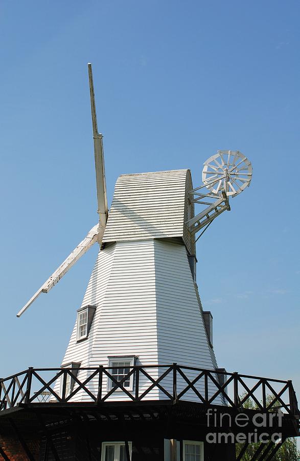 Landmark Photograph - Rye windmill by David Fowler