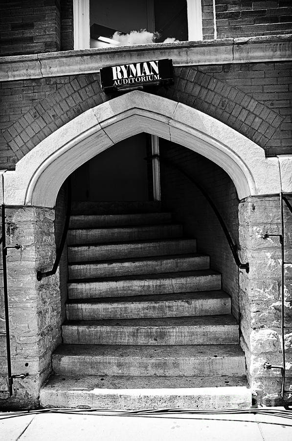 Ryman Auditorium Back Door Photograph by Danny Hooks