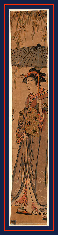 Portrait Drawing - Ryuka No Odoriiko by Torii, Kiyonaga (1752-1815), Japanese