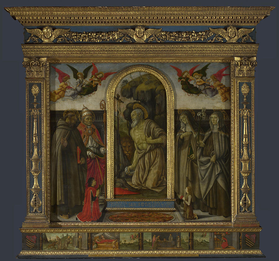 S. Gerolamo Altarpiece Painting by Raphael Sanzio - Fine Art America