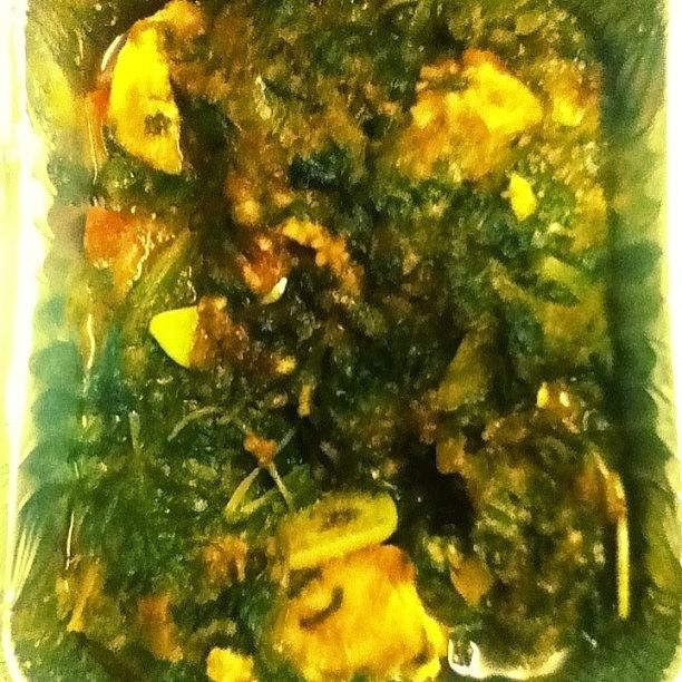 Vegetarian Photograph - Saag Paneer (spinach And Indian Cheese) by Manchester Flick Chick