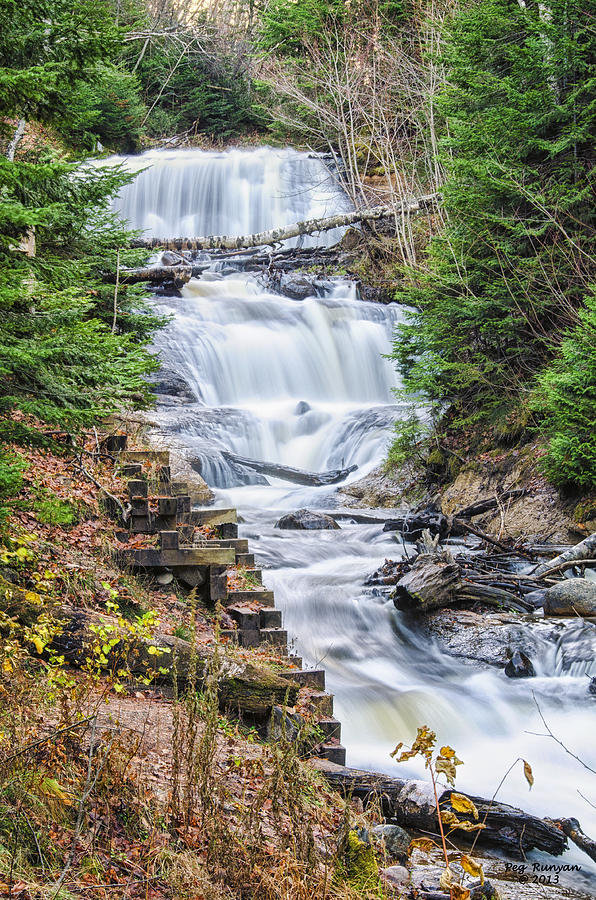 Sable Falls Photograph by Peg Runyan | Fine Art America