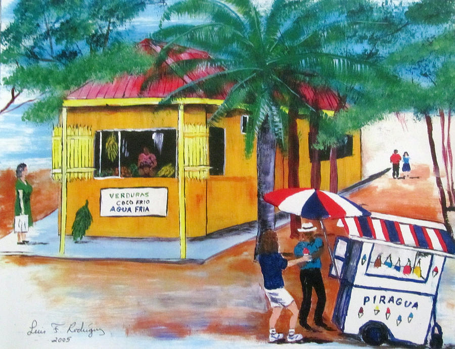 Puerto Rico Painting - Sabor A Puerto Rico by Luis F Rodriguez