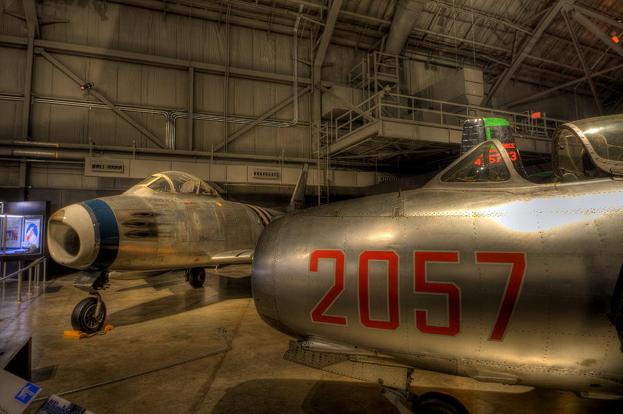 Sabre and MIG Photograph by David Dufresne