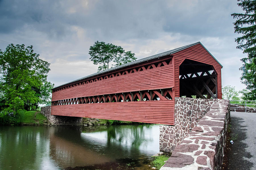 Sachs Covered Bridge 2888 Photograph by Guy Whiteley