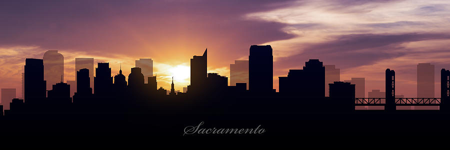 Sacramento Photograph - Sacramento Sunset by Aged Pixel