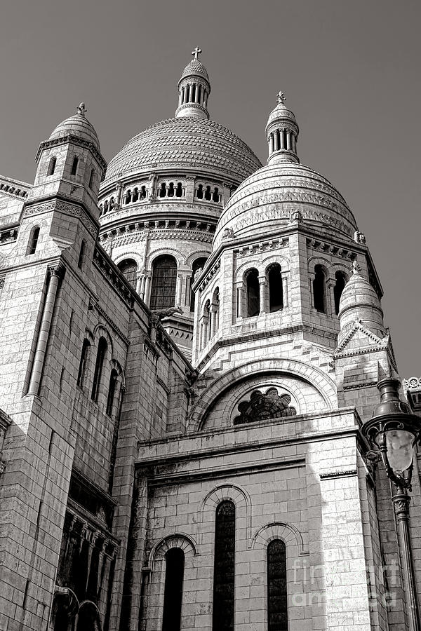 Byzantine Photograph - Sacre Coeur Architecture  by Olivier Le Queinec