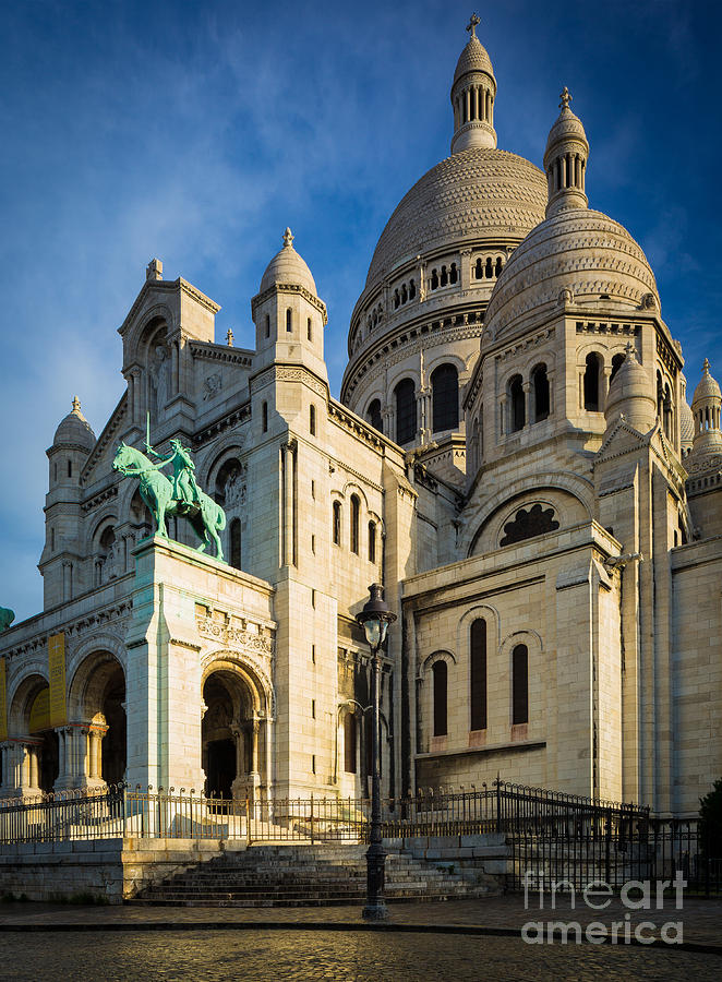 Sacre Coeur at Dawn Photograph by Inge Johnsson
