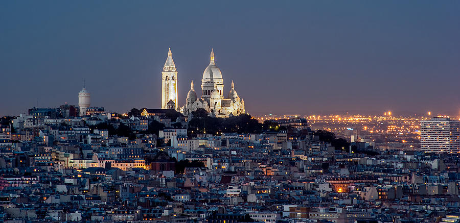 Sacre Coeur au sommet de Montmartre Paris Photograph by Pierre Leclerc Photography