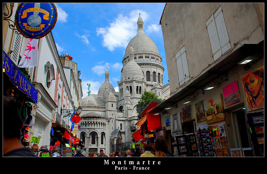 Architecture Photograph - Sacre Coeur in Montmartre by Dany Lison