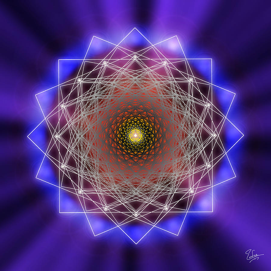 Sacred Geometry 192 Digital Art by Endre Balogh