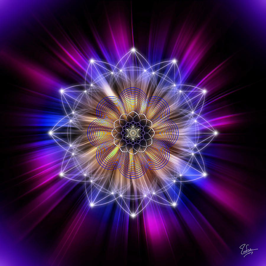 Sacred Geometry 207 Digital Art by Endre Balogh - Fine Art America