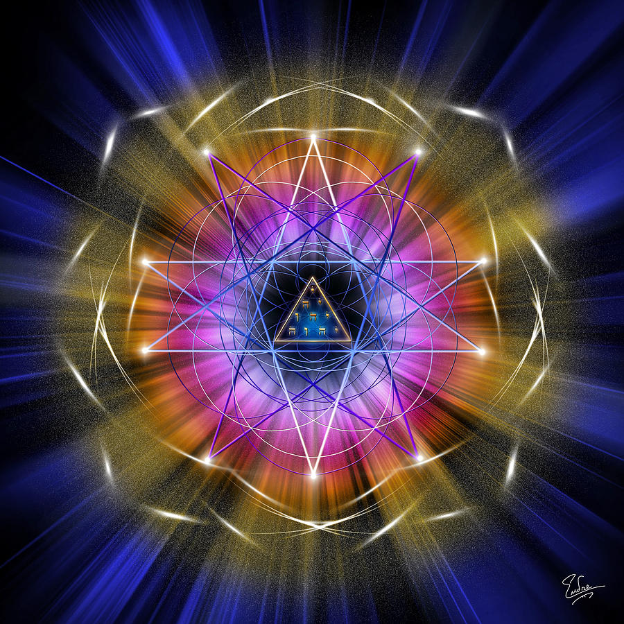 Sacred Geometry 229 Digital Art by Endre Balogh