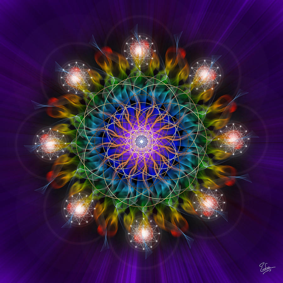 Sacred Geometry 309 Digital Art by Endre Balogh - Fine Art America