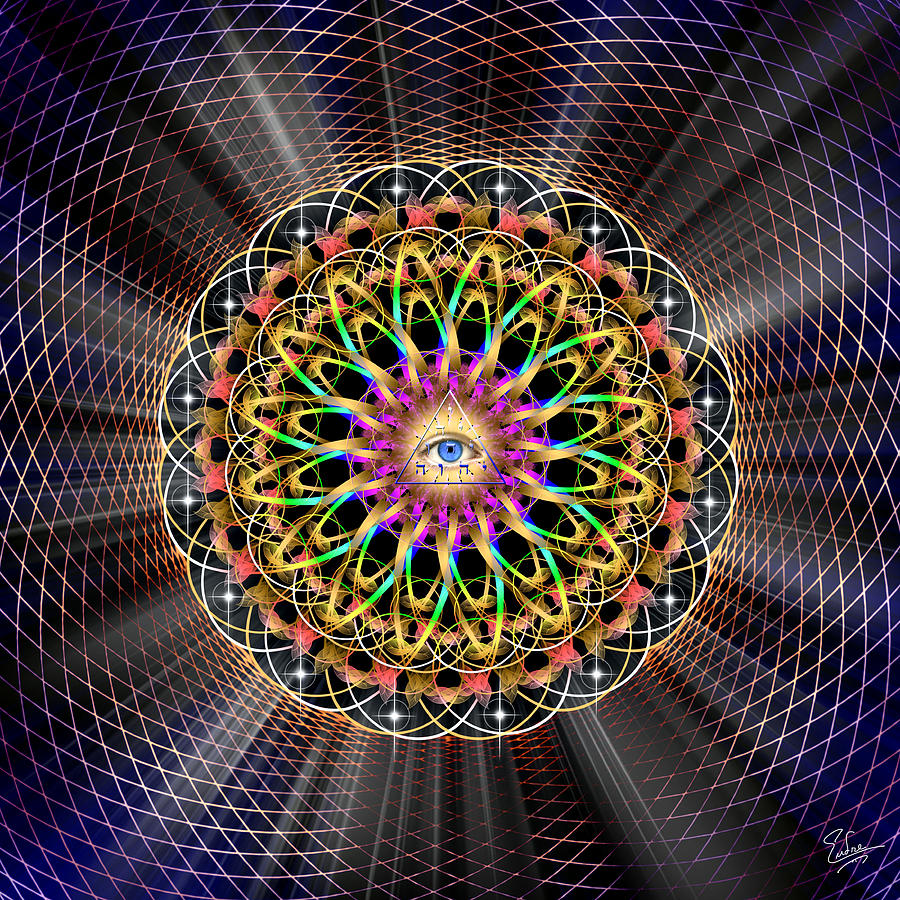 Sacred Geometry 333 Digital Art by Endre Balogh - Fine Art America