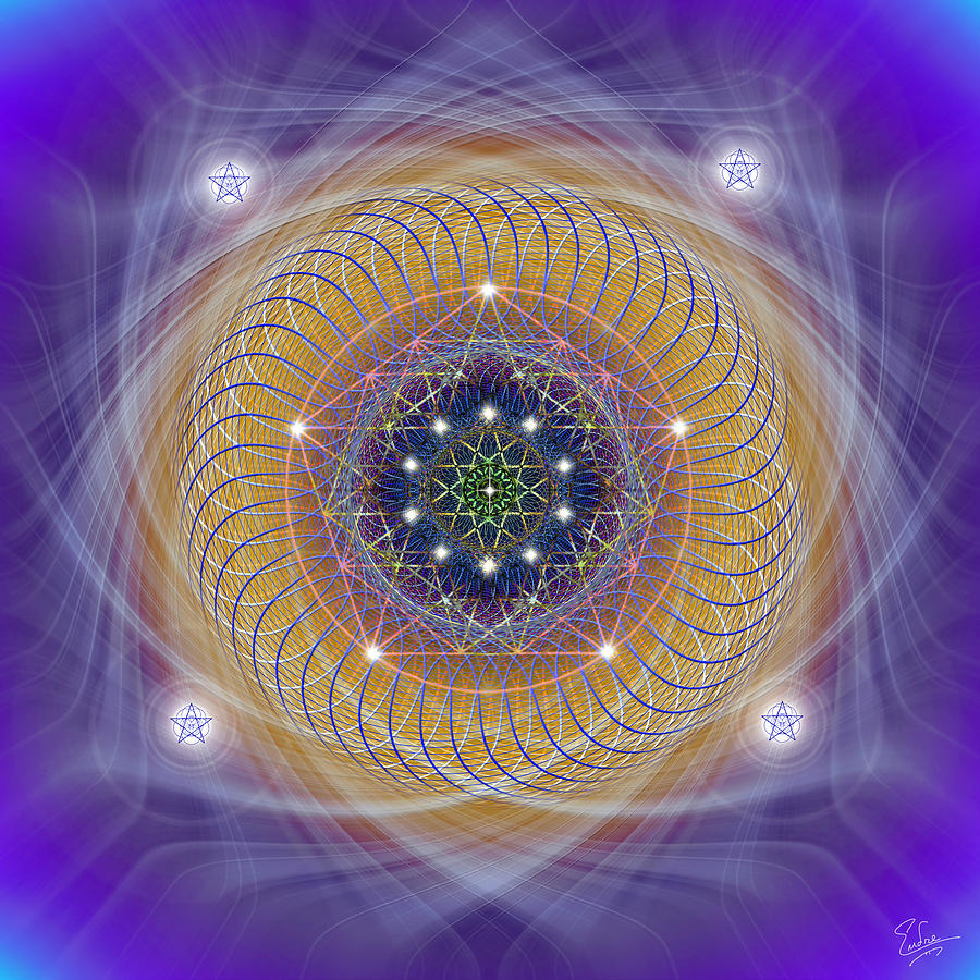 Sacred Geometry 355 Digital Art by Endre Balogh - Fine Art America