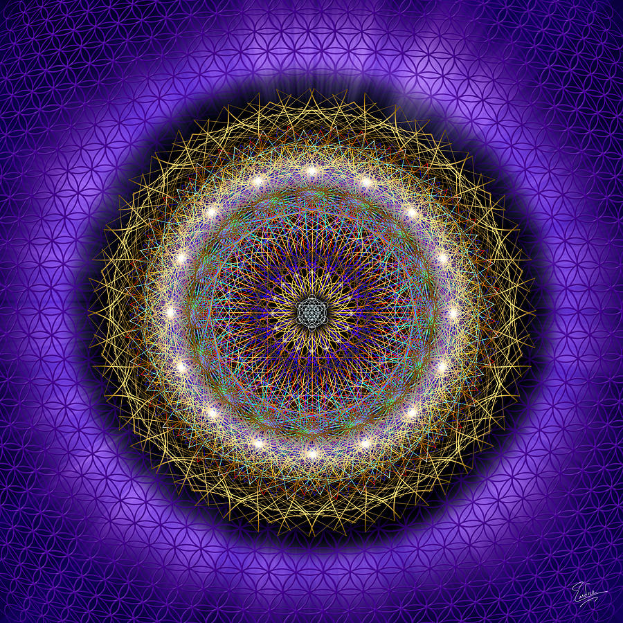 Sacred Geometry 374 Digital Art by Endre Balogh - Fine Art America