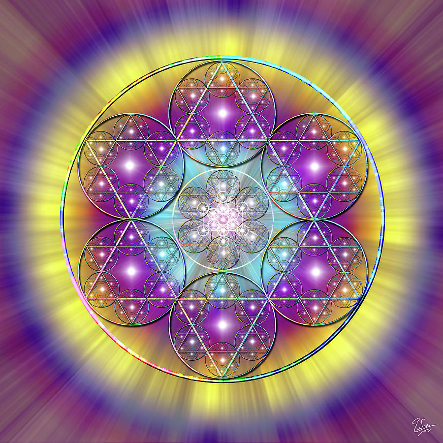 Sacred Geometry 40 Digital Art by Endre Balogh - Fine Art America