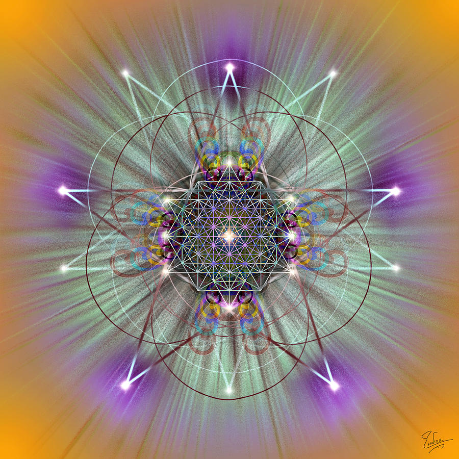 Sacred Geometry 256 Digital Art By Endre Balogh 