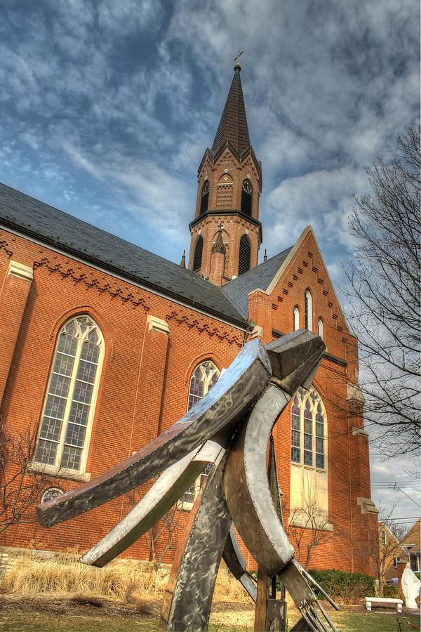 Sacred Heart Church Photograph by Jane Linders