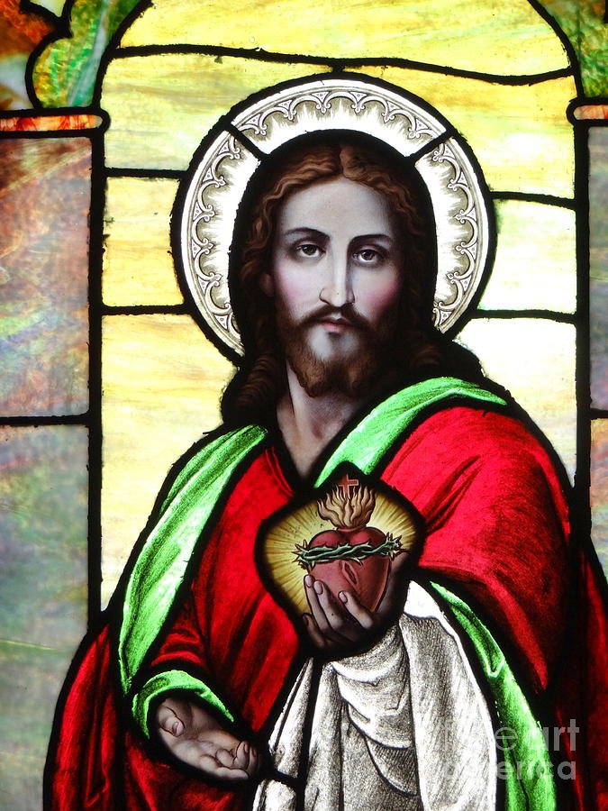 Sacred Heart Of Christ Photograph by Ed Weidman - Pixels