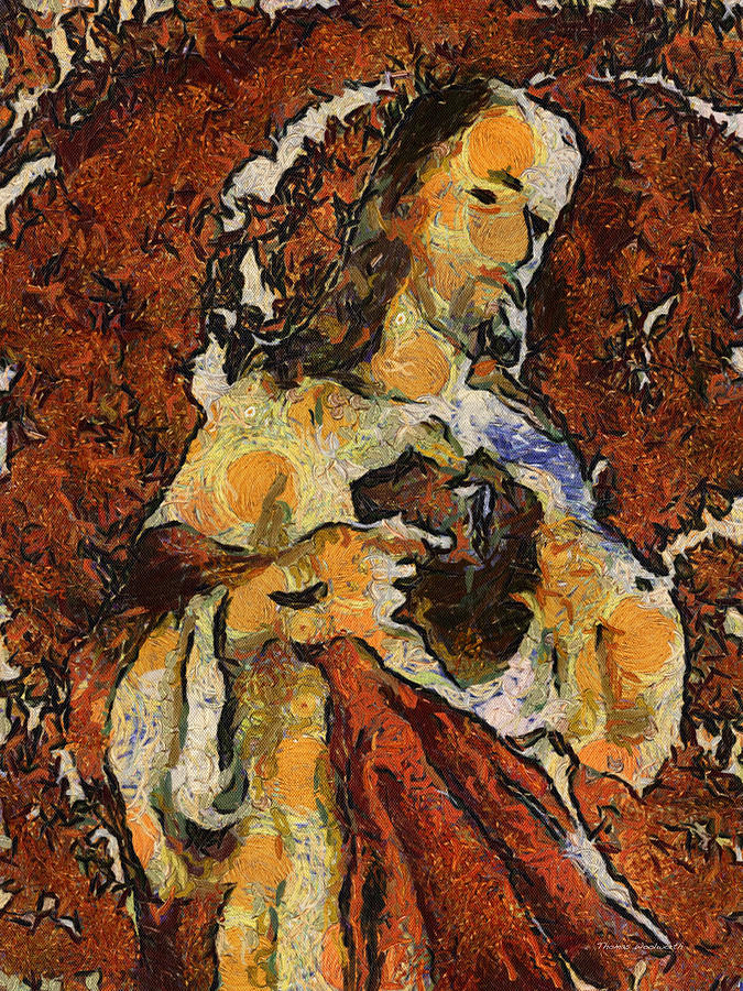 Sacred Heart Of Jesus Photo Art 04 Photograph by Thomas Woolworth