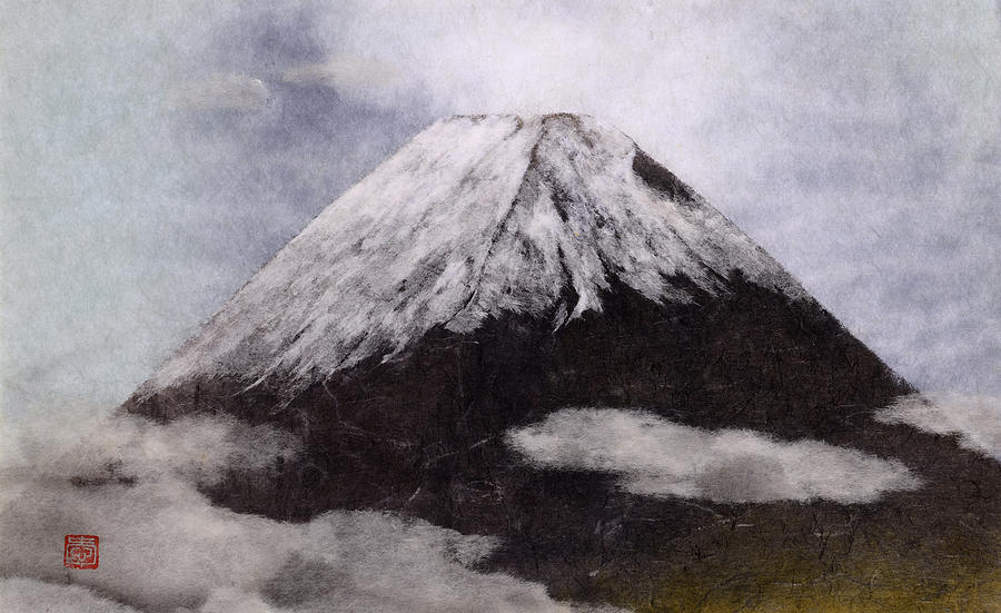 Sacred mountain Painting by Aiko Nakagawa Sacred mountain Painting by Aiko Nakagawa