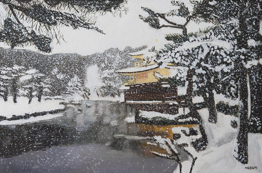 Sacred Snow Painting by Masami Iida