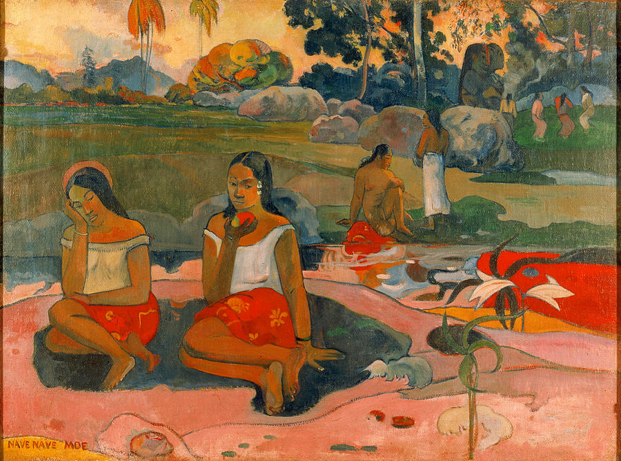 Sacred Spring. Sweet Dreams Painting by Paul Gauguin
