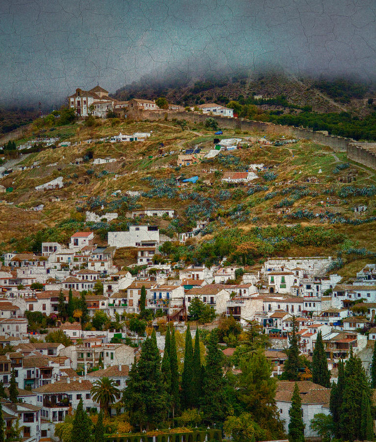 Sacromonte and Albayzin from the Alhambra Photograph by Levin Rodriguez