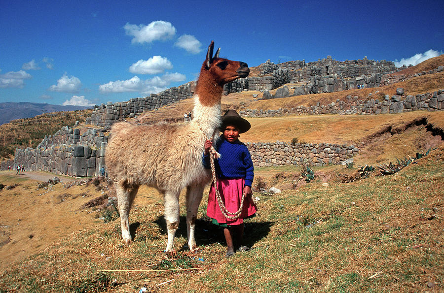 Sacsayhuaman Cuzco Peru Indian Girl Photograph by Animal Images - Fine Art America Sacsayhuaman Cuzco Peru Indian Girl Photograph by Animal Images - Fine Art America