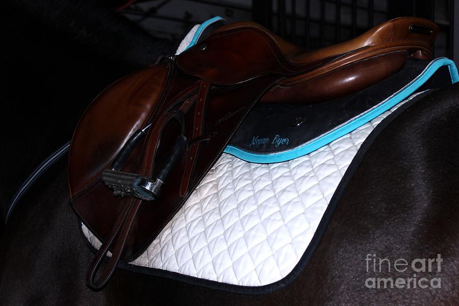 Saddle and Pads Photograph by Janice Byer