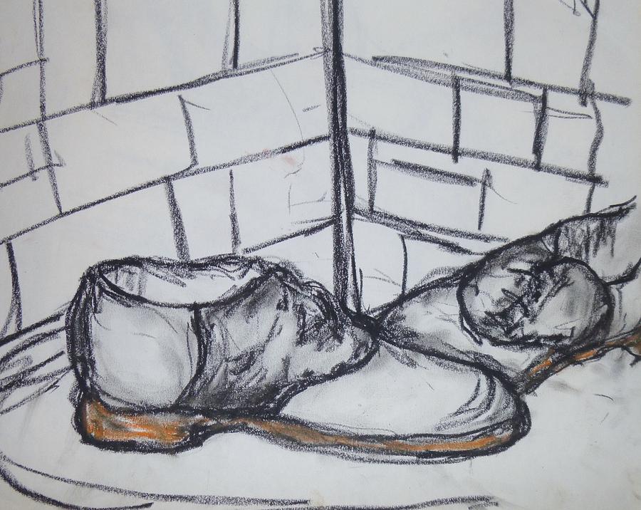 Saddle Shoes Drawing by Erika Jean Chamberlin