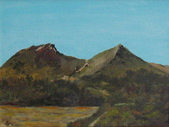 Saddleback Painting - Saddleback Mountain by Terry Sonntag Saddleback Painting - Saddleback Mountain by Terry Sonntag