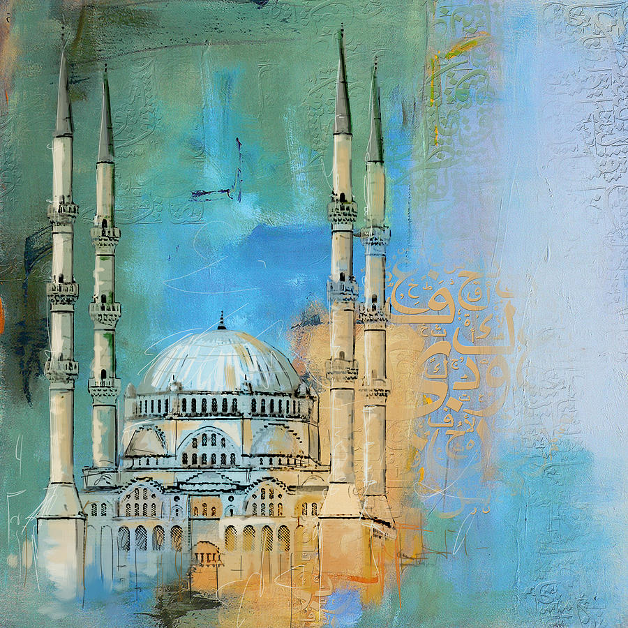 Safa Mosque Painting by Corporate Art Task Force