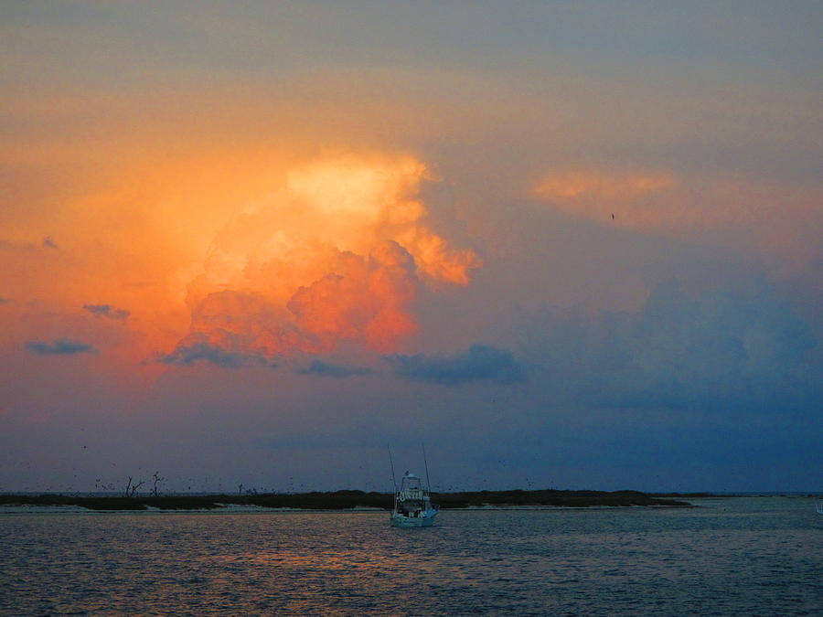 Sunset Photograph - Safe Harbor by Capt  Pat  Moran