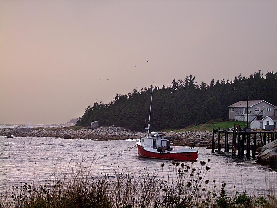 Sunset Photograph - Safe Harbour by George Cousins