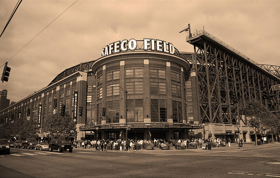 Architecture Photograph - Safeco Field - Seattle Mariners by Frank Romeo