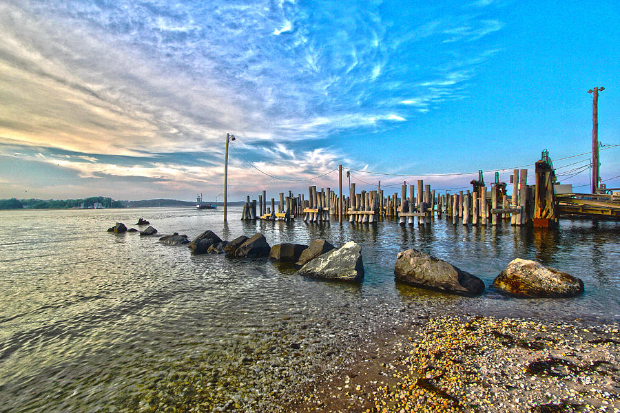 Sag Harbor Ferry Dock Photograph by Robert Seifert Sag Harbor Ferry Dock Photograph by Robert Seifert