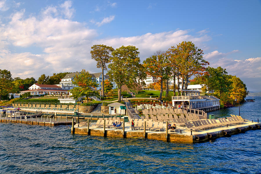 Sagamore Hotel - Lake George Photograph by David Patterson