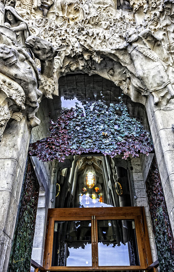 Sagrada Familia Doors - Barcelona, Spain  Photograph by Madeline Ellis