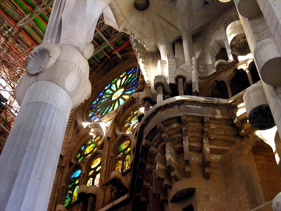 Sagrada Familia - Gaudi - Barcelona Photograph by Jacqueline M Lewis